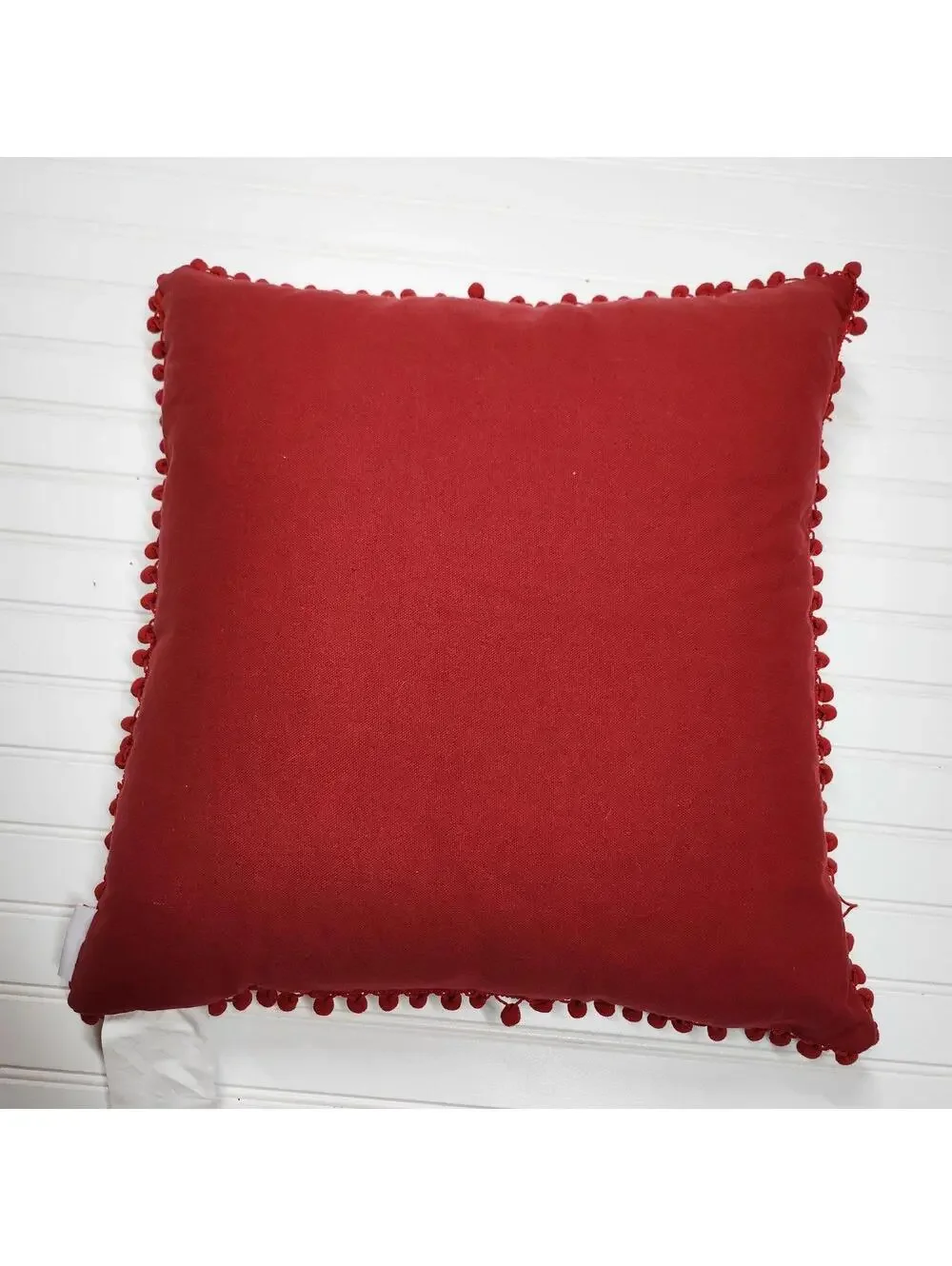 Cynthia Rowley 20x20 Eat Drink & Be Cozy Christmas Pillow Feather Fill